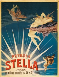 Poster advertising Stella petrol, 1897