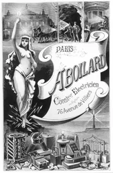 Poster advertising the Electricity Fairy and the various uses of Electricity