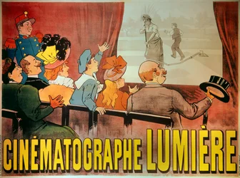 Poster for the Lumiere Brothers Cinematograph: L