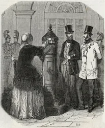 Posts: New Mailbox (Engraving in Tableau-de-Paris by Edmond Texier, 1852)