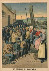 Poverty in Brittany, back cover illustration from 