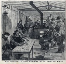 Precarity in the capital: The new heater shelters in the city of Paris where the poor come to heat, in 