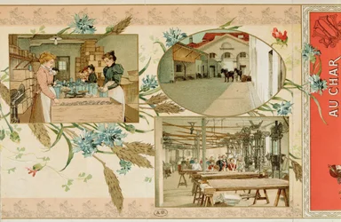 Preparation of Pasta in a factory, c.1900