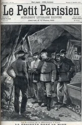 President of the French Republic Felix Faure visited the Lens mines in December 1898. Cover of the newspaper 