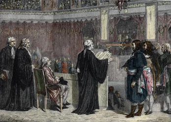 Trial of Louis XVI: appearance of Louis XVI before the deputies of the National Convention