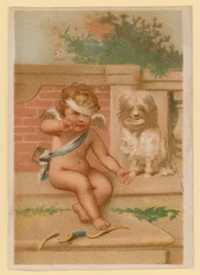 Putto Playing