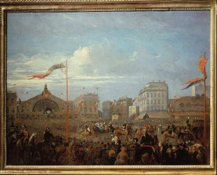 Queen Victoria Arriving at the Gare de l