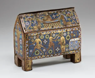 Reliquary chasse depicting the martyrdom of Thomas Becket, Limoges
