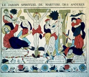 Representation of the Martyrs of the Apostles Saint James, Saint Philip, Saint Barthelemy and Saint Jude