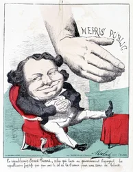 Republican Ernest Picard, the one who delivers to the Spanish government the fugitive Republicans who take France