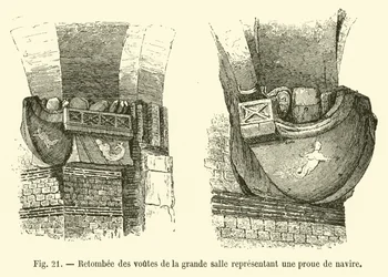 Vaults of the Great Hall Representing a Ship