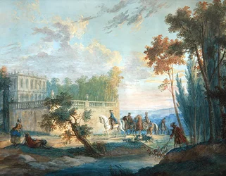 Return from the hunt, mid 18th century