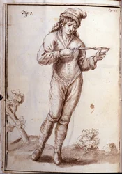 Dowsing - rhabdomancy - water divining - in “Occult physics, ou Treat de la baguette divinatoire et de son utile pour la disouverte des sources des mines des caches, des thieves et des murtriers fugitives, etc” - by Pierre Le Lorrain (Abbé de Vallemo)