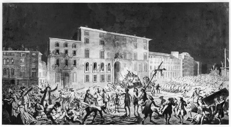 Riot at Lyon, 27th November 1768