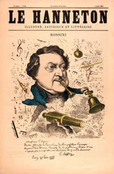 Rossini from Le Hanneton, pub.4 July 1857