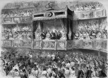 Royal Lodge at the Gala Show of Stuttgart Palace