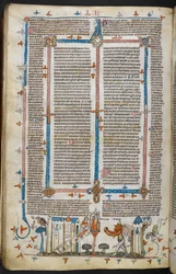 The Painter and the Devil, from Decretals of Gregory IX with gloss of Bernard of Parma
