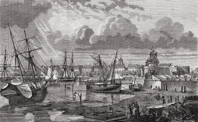 Saint Malo in the 18th Century, from 