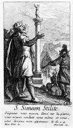 Saint Simeon Stylite on his Column