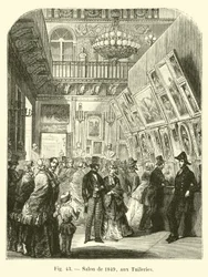 Salon of 1849, at the Tuileries