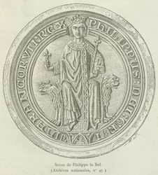 Seal of Philip the Fair (engraving)