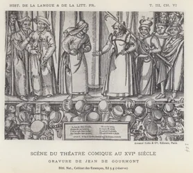 Scene from the Comic Theatre in the 16th Century