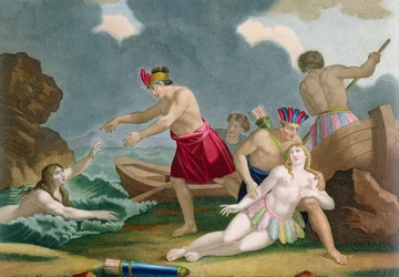 Scene from the History of the Aztec Princess Amazilly and Her Brother Telasco