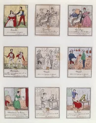 Scenes from Early 19th Century Parisian Vaudeville and Opera-Comique, c.1825-35