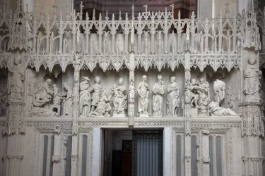 Scenes of the choir of the Cathedral of Chartres