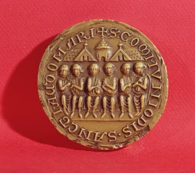 Seal of the Town of Saint Omer depicting the aldermen