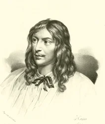 Portrait of Sebastien Bourdon (engraving)