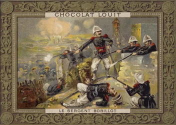 Sergeant Jules Bobillot, French soldier, at the Siege of Tuyen Quang, Tonkin, Sino-French War, 1884-1885