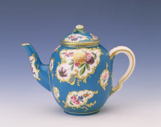 Sevres Teapot with Bleu Celeste Ground