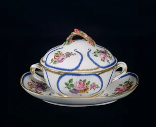 Sevres bowl and plate