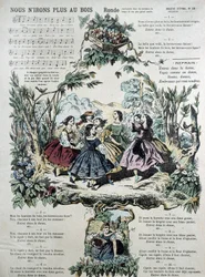 Sheet music for the popular song 