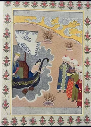 Sinbad embarking, illustration for Sinbad the Sailor, from The Arabian Nights, 1895