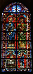 St. Gervais and St. Protus with a donor priest