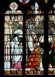 St. James and the Angel of the Annunciation, from the Chapel of Jacques Coeur