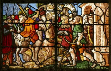 St Julien de Brioude Arrested in Front of a Monastery