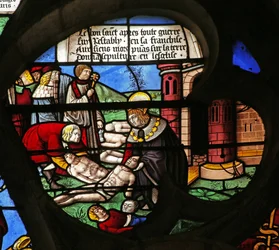 St Louis Performing Good Deeds: Burying the Dead
