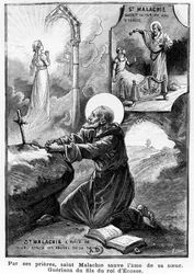 St Malachy Praying for the Soul of his Sister