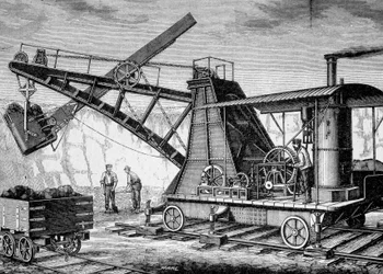 Steam Terrassier of Ruston and Proctor - in “Album of Science; illustrious scholars; Great Discoveries” 1896