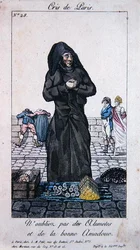 Street Vendor of Matches and Kindling wood, early 19th century