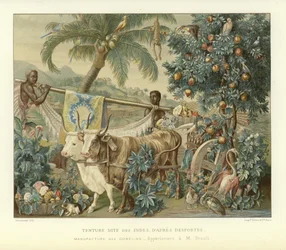 Tapestry depicting an Indian scene