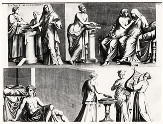 The Aldobrandini Wedding, after a Roman Fresco
