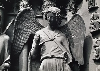 The Angel with a Smile, jamb figure from the west portal