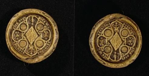 The Armorial Seal of Jeanne de Penthievre, Duchess of Brittany and Countess of Goello