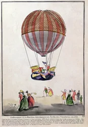 The Ascent of the Aerostat in the Jardin des Tuileries, 1st December, 1783