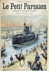 The Baltic squadron crosses the Suez Canal - in “The Little Parisian” from 11/12/1904