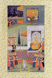 The Bed of Justice (illustration for The Arabian Nights, 1895)